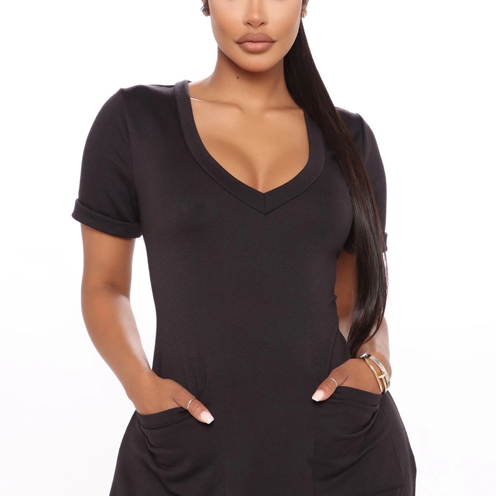 Fashion nova Cuddling up jumpsuit hunter green